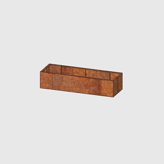 Corten tērauda moduļu kaste 600*1800*600
