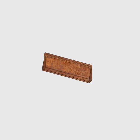 Corten tērauda modulis 200mm sānu mala 600mm