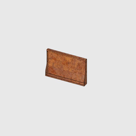 Corten tērauda modulis 400mm sānu mala 600mm